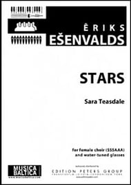 Stars SSSAAA choral sheet music cover Thumbnail